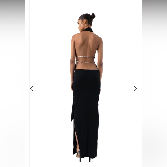 COPY - Khanum’s Kara black pearl dress - Picture 6 of 7